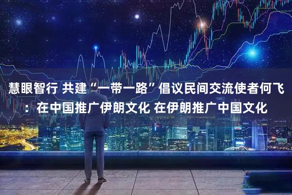 慧眼智行 共建“一带一路”倡议民间交流使者何飞：在中国推广伊朗文化 在伊朗推广中国文化